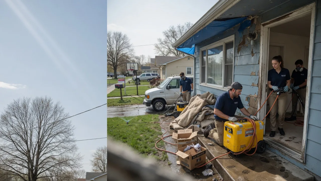 Basement Flood Cleanup in Pukwana, SD near me